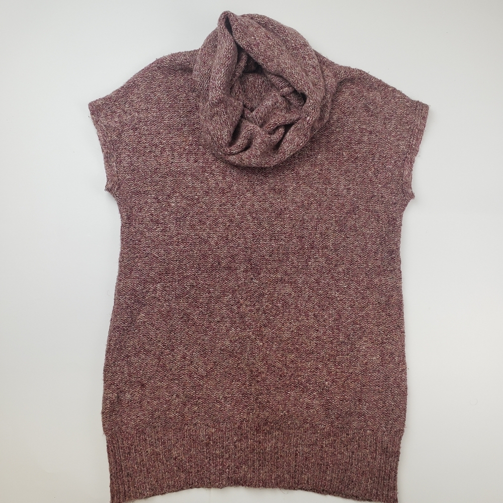 Vintage sleeveless cowlneck sweater